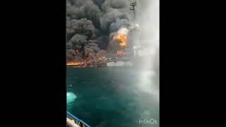 FPSO Trinity owned by Shebah E\u0026P, exploded and sunk today offshore Escravos