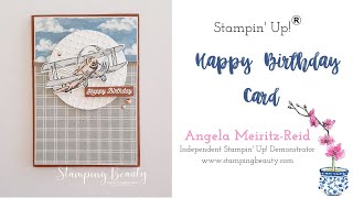 Adventurous Sky Happy Birthday Card