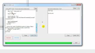Visual basic: TEXT DECODER/ENCODER