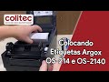 COMO COLOCAR ETIQUETA - IMPRESSORA ARGOX OS214 E OS2140