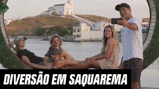 Família NALU faz sessão de surfe em SAQUAREMA | Nalu e Zay Pelo Mundo | Canal OFF