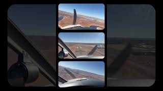 landing a plane in the desert #flying