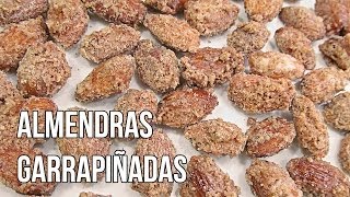 Almendras garrapiñadas con canela