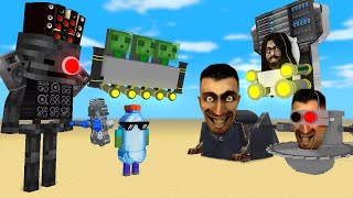 Monster School : SKIBIDI TOILET TITAN VS TITAN MONSTERS & SKIBIDI BOSS - Minecraft Animation