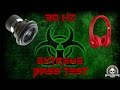 Woofer cooker EXTREME BASS TEST ULTRA LOW BASS EXCURSION TEST 30Hz Subwoofer & Headphone bass tester