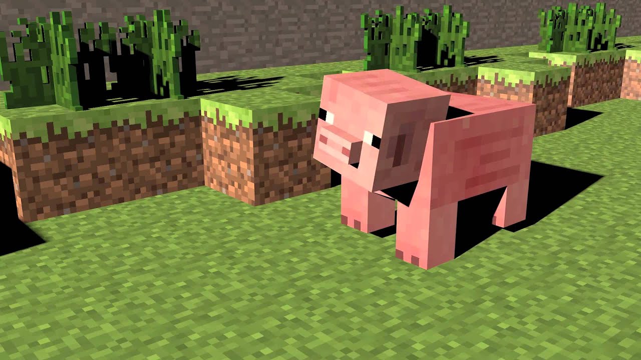 Minecraft Walking Pig Animation Youtube