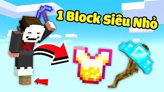 Minecraft Nhưng Sinh Tồn Trên 1 Block Siêu Nhỏ