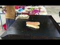 morning street food in pakistan egg burger