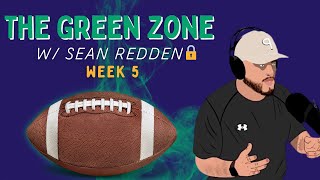 Free NFL Picks & Predictions Week 5 | The Green Zone With Sean Redden | The Sauce Network