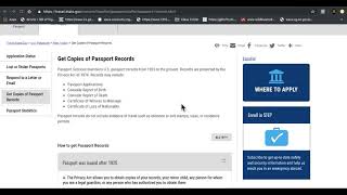 Passport FOIA Request Instructions.