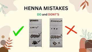 ✋❌Stop These Beginner Henna Mistakes!🌸 #mehandi #simplemehndidesign #trending