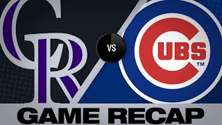 6/4/19: Schwarber, Baez propel Cubs to a 6-3 win