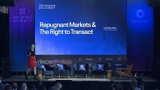 Repugnant Markets \u0026 The Right to Transact - Leah Callon Butler's Keynote at #EtherealNY 2019