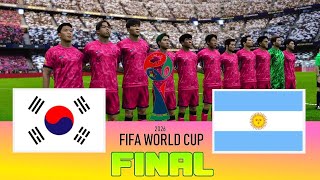 South Korea Vs Argentina Final Fifa World Cup 2026 Full Match All Goals