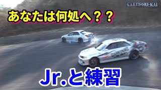 Jr.と楽しく練習走行　Jr.は無事なのか？