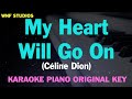 Céline Dion - My Heart Will Go On (Karaoke Piano Slow Tempo)