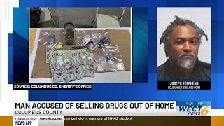 Columbus Co. man arrested after police seize multiple narcotics from Brunswick home