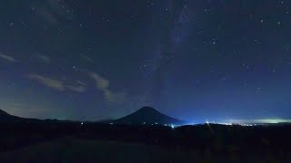 羊蹄山　望羊の丘　スターラプス360動画　ロングバージョン　2022年9月26日