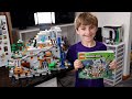 Building the LEGO Minecraft Mountain Cave 21137