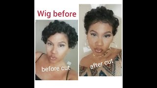 GoGo harlem 125 go113  short hair wig review.