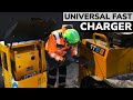 JCB Demonstrates Universal Fast Charger for its Equipment