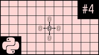 Python Tkinter Tutorial | 2D Grid Based Map Part 4 - Wraparound Map