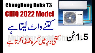 ChangHong Ruba ChiQ Inverter 2022 Model 1.5 Ton SDH-180Wi Live Review