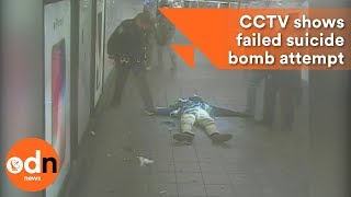 Newly released CCTV footage shows failed suicide bombing in New York subway