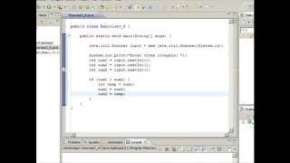 CSC-111 - Chapter 3 - Sort 3 Integers