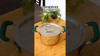 Triply Stainless Steel Stock Pot | The Indus Valley