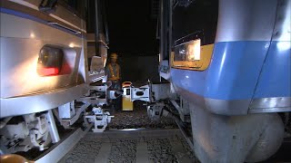 瀬戸大橋で列車が止まったら…JR四国が対応訓練　救援列車との連結や外国人客への説明など確認