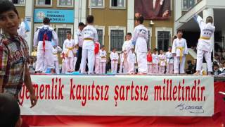 GÖLCÜK BARBAROS İLKOKULU TAEKWONDO GÖSTERİSİ - 23 NİSAN 2016