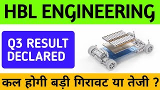 HBL Power System Q3 Result | HBL Power System Quarterly Result | HBL Engineering Ltd | HBL Power