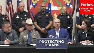 JUST IN: Gov. Greg Abbott Announces Task Force Targeting 'Repeat Violent Offenders' In Houston, TX