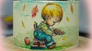 Как перенести рисунок🎨 на кремовый торт🎂- Я - ТОРТодел!