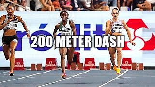 Abby Steiner VS. Sha'Carri Richardson || Women's 200 Meters - 2023 U.S Nationals