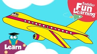 Let's Build a Plane | Plane video for toddlers | Toddler Fun Learning