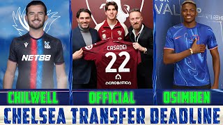 8 Shocking Things About Chelsea Transfer Deadline ft Casadei Officially Joins TORINO, Chilwell News