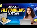 Complete File handling in Python | Python Tutorial - Python Full Course For Beginner