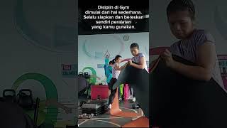 Disiplin di gym dimulai dari hal sederhana. #gym #fitness #olahraga #disiplin #habbit #healthy #fit