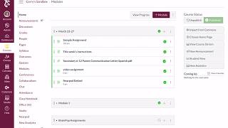 Canvas LMS: How to set Modules as the Home Page in your course