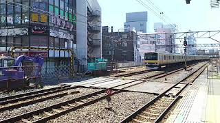 中央・総武線E231系0番台 千葉駅到着