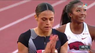 WOW Sydney McLaughlin-Levrone SMASHES 400m Meet Record 48.74 - USATF Outdoor Cha