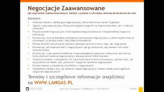 Szkolenie - Negocjacje Zaawansowane  Langas Group - www.langas.pl