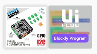 Module13.2 Stepmotor Driver v1.1 | A Stepper motor driver compatible with M5 master control