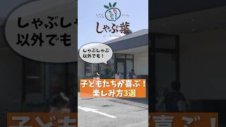 【しゃぶ葉】子どもたちが喜ぶ楽しみ方3選　　♯しゃぶ葉 ♯しゃぶしゃぶ ♯食べ放題 ♯レシピ ♯アレンジレシピ ♯作り方 ♯キッズ #ネコロボ #ネコ型配膳ロボット