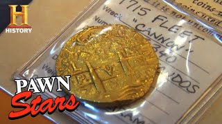 Pawn Stars: TREASURE UNCOVERED! 1715 Spanish Gold Worth a Fortune (Season 2) | History
