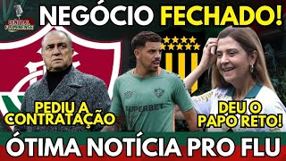 FLUMINENSE ACERTA NEGOCIAÇÃO DE MEIA! LEILA PEREIRA FALA SOBRE ARIAS E MARTINELLI PODE DEIXAR O FLU