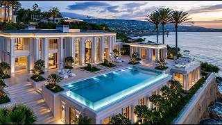 $110M Luxury Mansion Inspired by Dior ✨ Modern Coastal Living at Its Finest