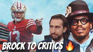 49ers Brock Purdy on critics who keep doubting him 🔥